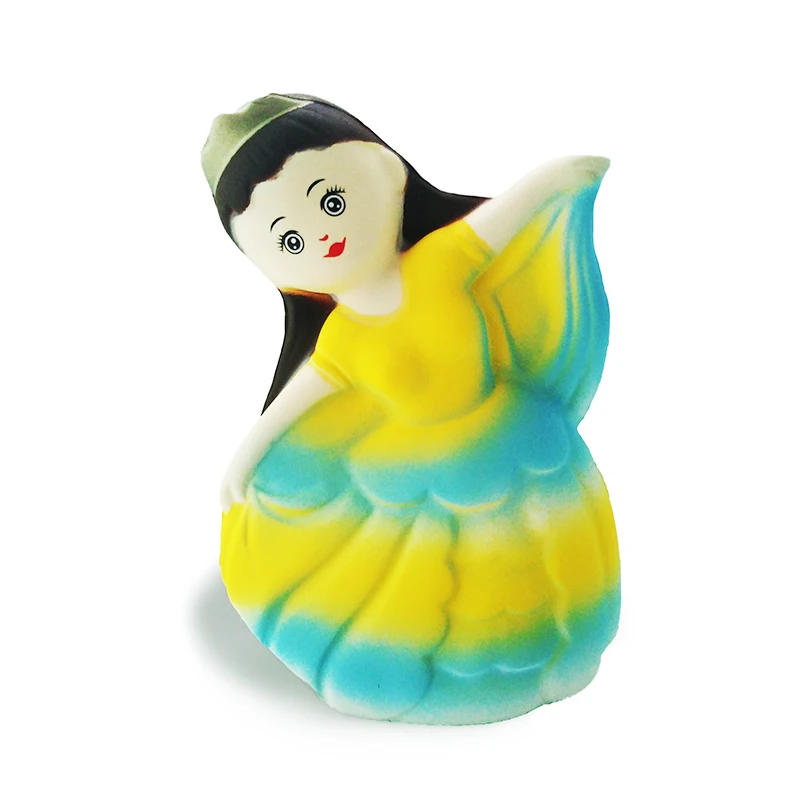 Jumbo Танцы Девушка мягкими красивая кукла игрушки замедлить рост мягкие для сжатия игрушка имитационный хлеб аромат снятие стресса