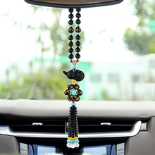 

Fashion 1 Pc Car Ornament Buddha Beads Lucky Charm Pendant Car Interior Rearview Mirror Hanging Pendant Auto Interior Decoration