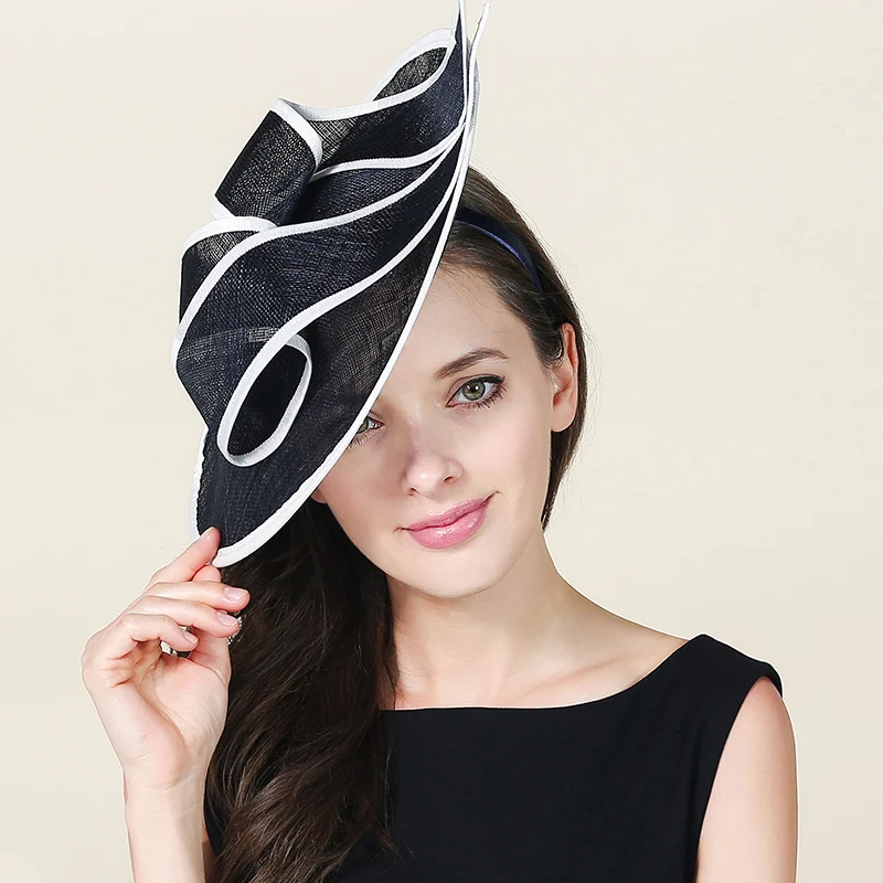 Lady Fedoras Linen Hat Girls Fishermen's Cap Women's Casual Church