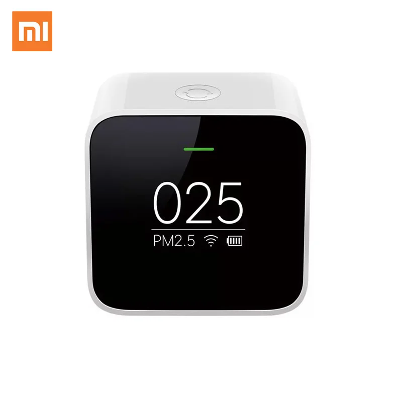 

Original New Xiaomi Smart PM2.5 Detector Sensor Air Quality Formaldehyde Monitor OLED Tester Bluetooth 4.2 Connect Mijia APP