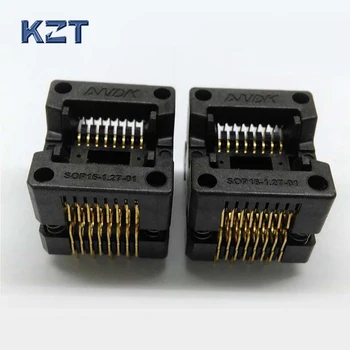 

SOP16 150mil Burn in Socket OTS-16-1.27-03 IC Test Socket Conversion Block Programmer Adapter Plugs
