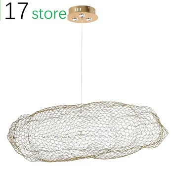 

Feuillete nuages Plafonniers iron steel LED pour salon Cafe Restaurant Bar Enfants Hall D'exposition de Nuages de Plafond Lampes