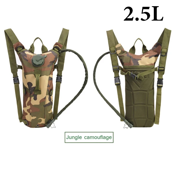 WEST BIKING сумка для воды для спорта на открытом воздухе гидратационный рюкзак 2.5L 3L большая емкость для кемпинга, альпинизма, пешего туризма, велосипедная сумка для воды - Цвет: JungleCamouflage2.5L