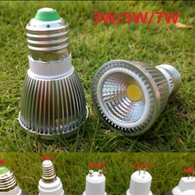 Bombillas светодиодный E27 GU10 MR16 E14 локальное освещение лампочки 110 V 220 V 12 V Теплый Холодный белый для внутреннего освещения украшения DHL