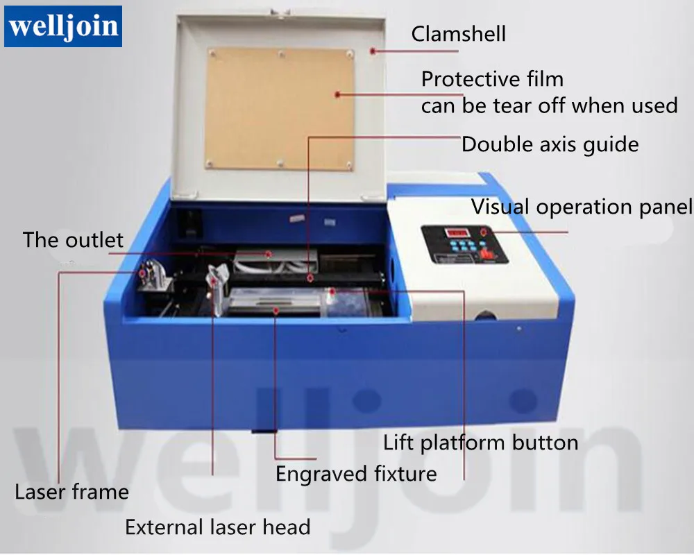 40W CO2 Kleine Handwerk Laser Gravur Maschine Laser Stempel Gravur Schneiden Maschine GY-320 40W CO2 Kleine Handwerk Laser Gravur Maschine Laser Stempel Gravur Schneiden Maschine GY-320