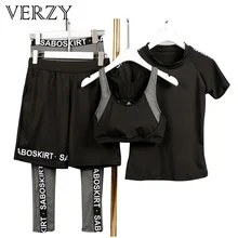 Плюс размер женщин Спортивная Одежда Брюки+ бюстгальтер+ Футболки 4 шт. спортивных костюмов для женщины фитнес дышащий женщины упражнение спортивная одежда открытый 4 цвет тренажерный зал