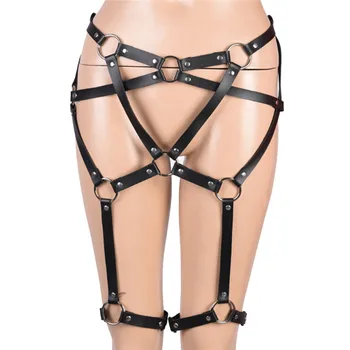 

Fashion Women Body Belts Sexy Garters Belt Punk Strap Band From Waist To Leg Adjustable Suspender Straps
