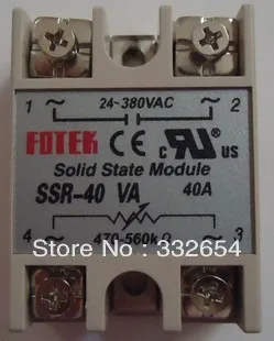 

Single Phase Solid State Relay SSR 40VA