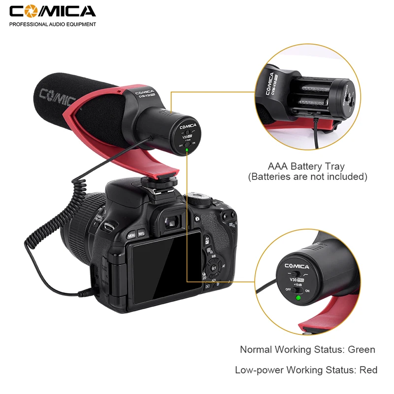 Comica V30 PRO Video Microphone Directional