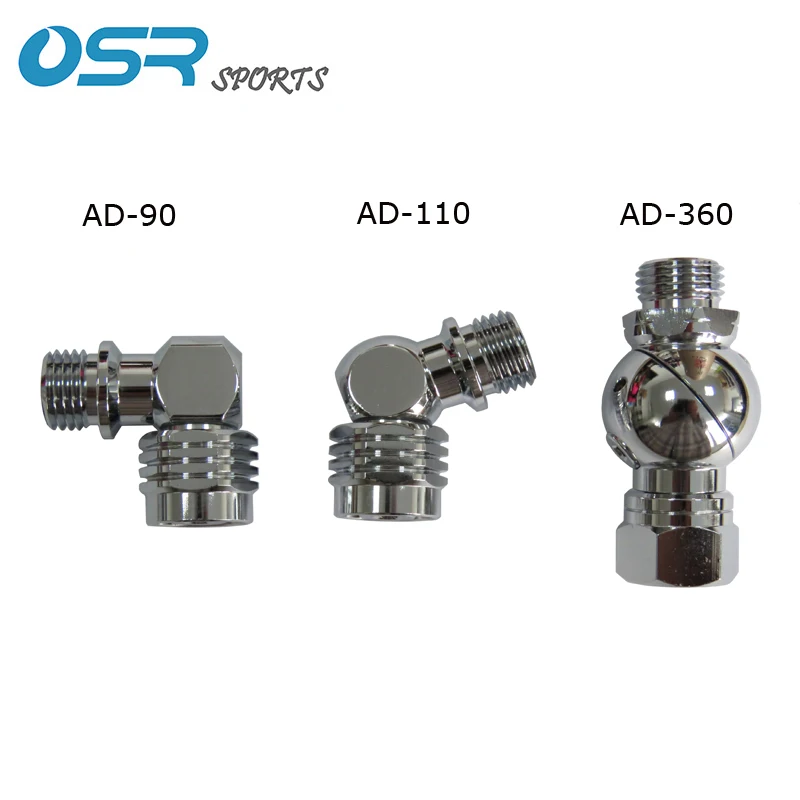 

Scuba Diving adapter for Regulator three different degrees 2nd stage