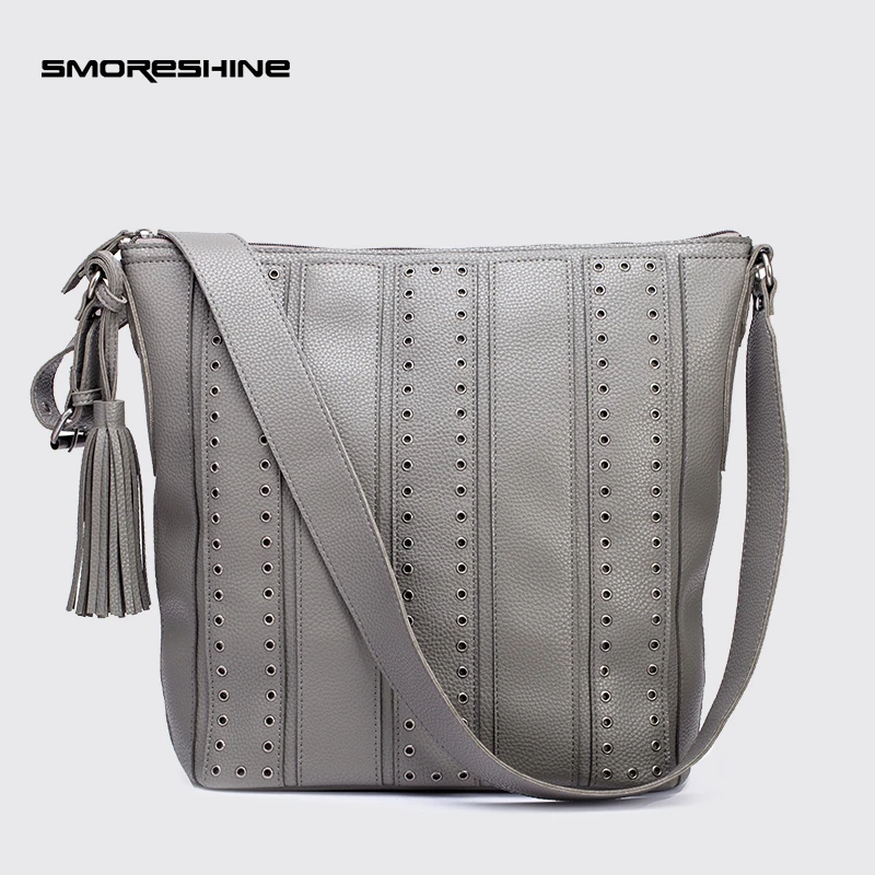 Soft Leather Bucket Bags