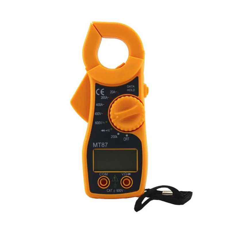 Мультиметр VU Meter MT 87 Holdpeak 200 г красный синий желтый амперметр зажим| |
