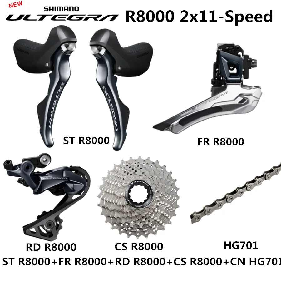 SHIMANO R8000 группа набор ULTEGRA R8000 переключатель дорожный велосипед ST+ FD+ RD+ CS+ CN передний переключатель задний переключатель рычаг управления