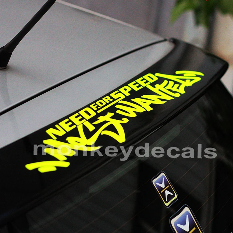 Автомобильные наклейки Hellaflush Need For Speed Most Wanted 57x9 7 cm высечка виниловая наклейка