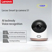 Lenovo Lecoo Smarts IP Camera S1 cctv security Wireless ultra-clear 1080P Video Surveillance Camera remote
