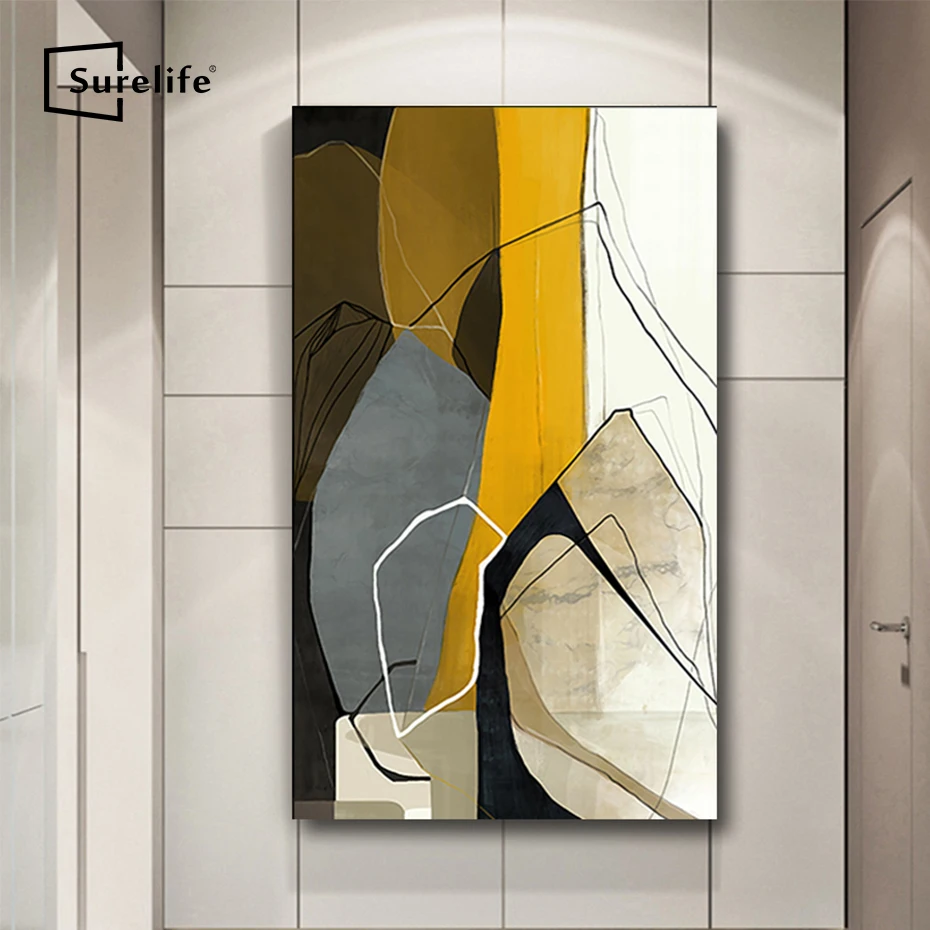 

Abstract Long Canvas Painting Wooden Stretcher Bars DIY Solid Photo Frames for Painting Poster Print Wall Art Picture Home Decor