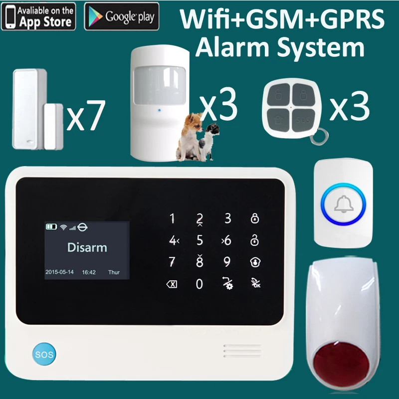 Touch keyboard home anti-theft security gsm sensors alarm&door bell system Touch keyboard home anti-theft security gsm sensors alarm&door bell system
