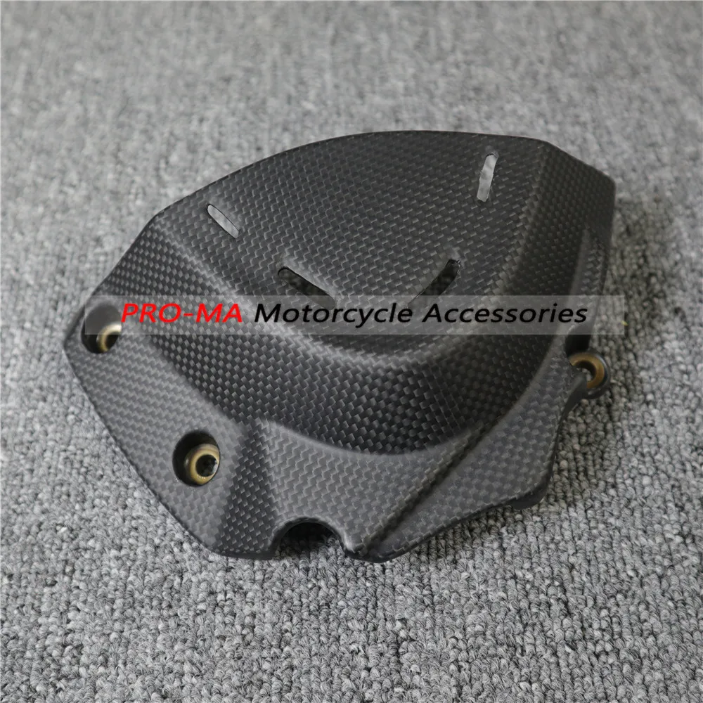 

Motorcycle Sprocket Cover in carbon fiber for Ducati SuperSport 2017+ Plain Matte