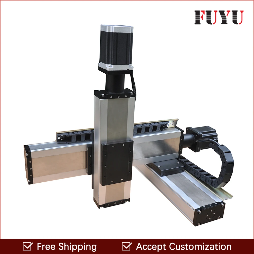 100x100x100 мм nema34 шаговый двигатель привод три оси системы линейного движения xyz сценический моторизованный для принтера