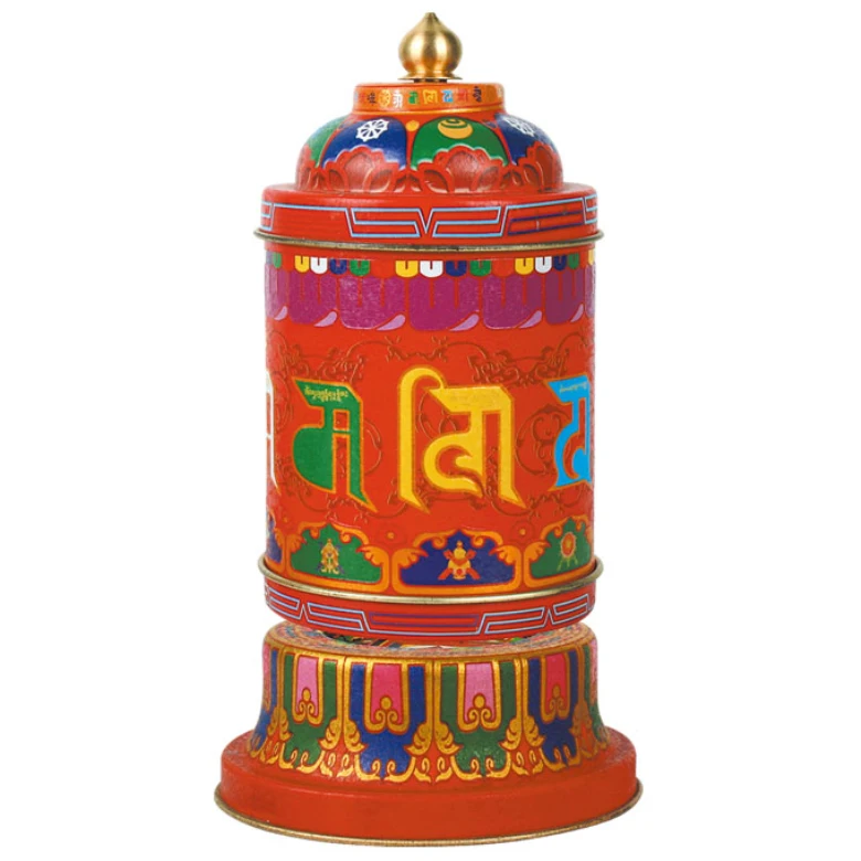 Mini Electric Prayer Wheel, 6 Designs To Choose, 5 Mantras Including