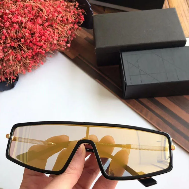 Солнцезащитные очки женские мужские очки форма Oculos De Sol Feminino Модные солнцезащитные очки женские брендовые дизайнерские прямоугольные солнцезащитные очки для девочек - Цвет линз: Black gold