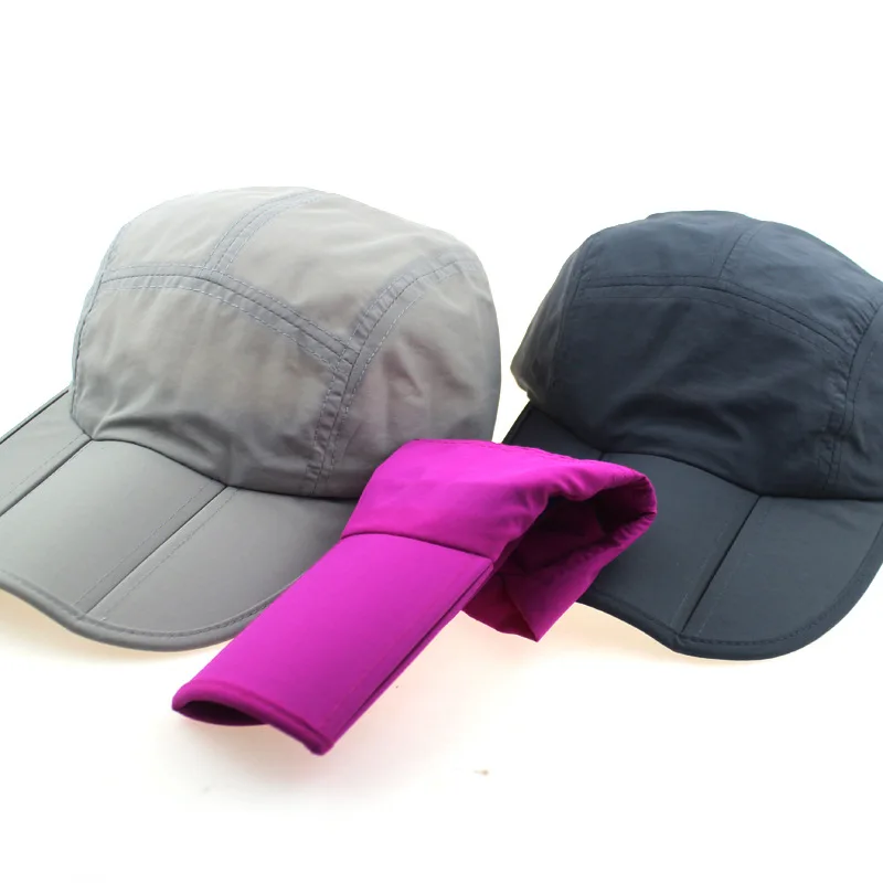 foldable running cap