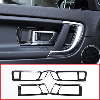 

4pcs Stainless Steel Black Brushed Inner Door Handle Frame Trim For Land Rover Discovery Sport 2015-18