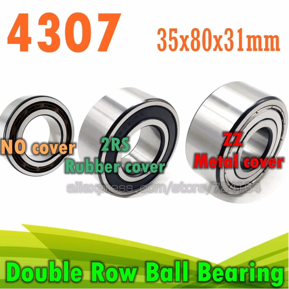 Двухрядный шарикоподшипник 35*80*31 35x80x31 мм 4307 zz 2rs 4307A 4307A-2RS1TN9 4307-b-2rsr-й долговечный