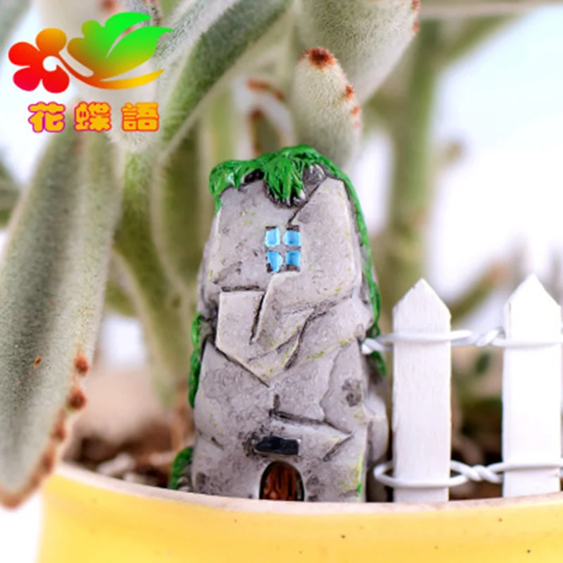 ZOCDOU 1 шт. замок дом башня Rockery старая модель маленькая статуя фигурка украшение
