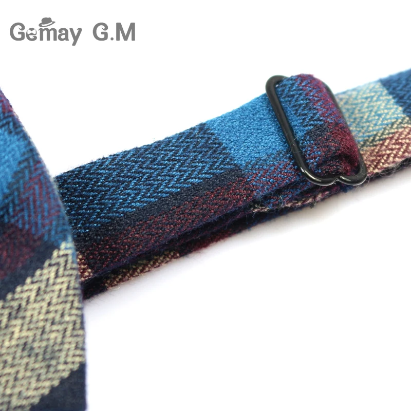 Formal Commercial Bowtie for Men's Wedding Party Male Skinny Plaid Bow ties Gravatas Slim Cravat Accessories