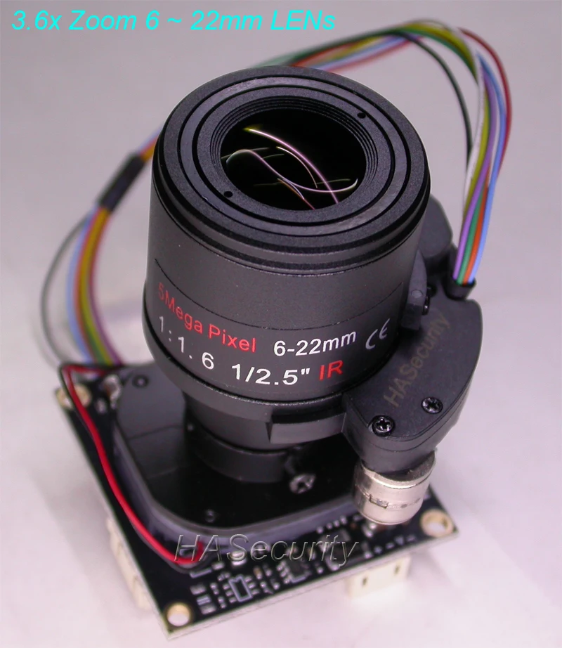6 22 мм моторизованный зум и фокус объектива AHD/TVI/CVI/CVBS 1/2. 8 &quotSony Exmor STARVIS IMX291 NVP2441