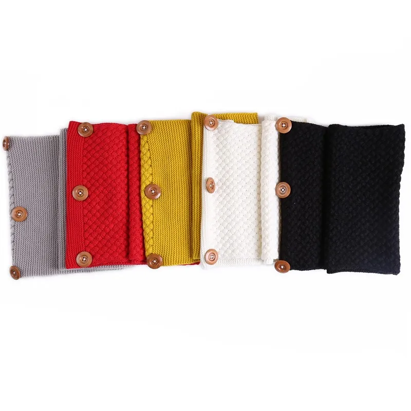 Модный зимний теплый шарф с 3 кнопками, вязаный шарф-кольцо, воротник, бесконечность, шарфы, шаль для женщин, Новое поступление NQ985056