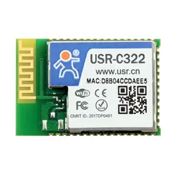 Q13432 USR-C322 промышленный низкомощный Серийный UART к Wifi модуль с чипом TI CC3200