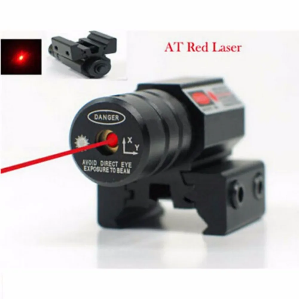 

50-100 Meters Range Red Dot Laser 635-655nm Sight Pistol Adjust 11mm&20mm Picatinny Rail TX01