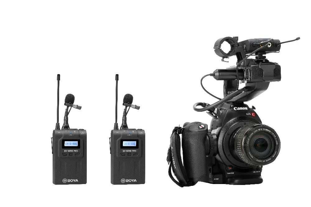 BOYA BY-WM8 Pro-K2 UHF Dual-Channel Lavalier