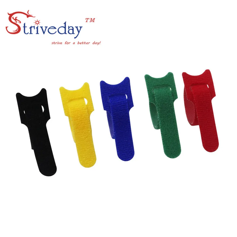 20 шт. провода для наушников 1 2 см|cable ties|velcro cable tiestie cord |