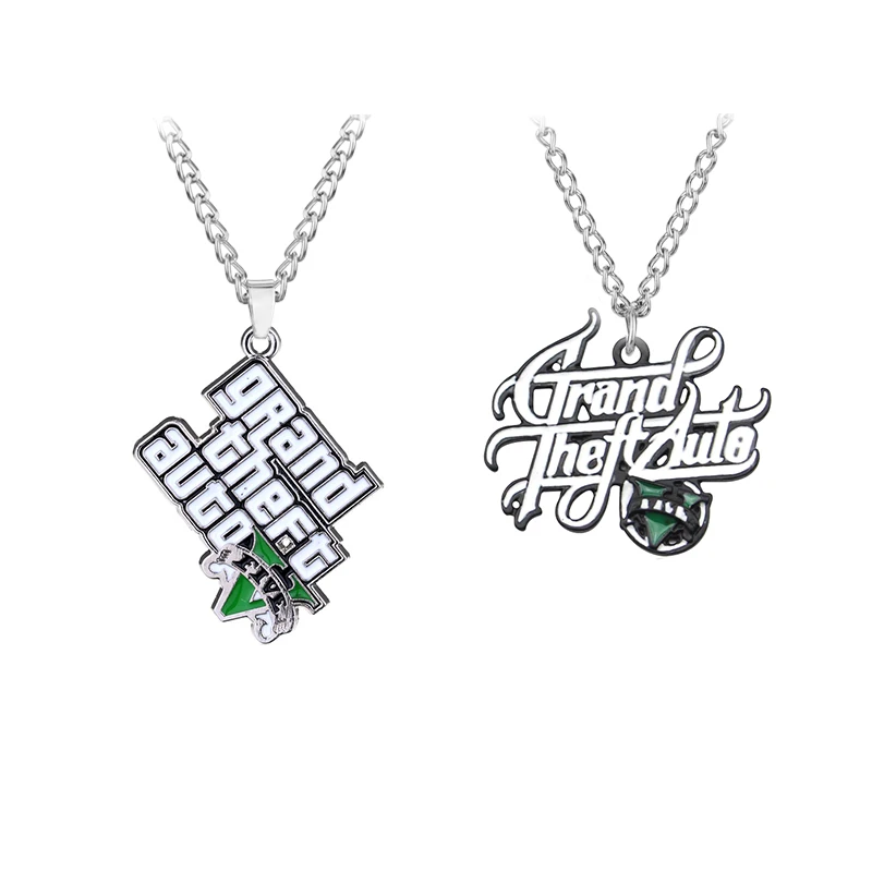 PS4 Classic Game GTA 5 Necklace Grand Theft Auto Pendant Necklace For