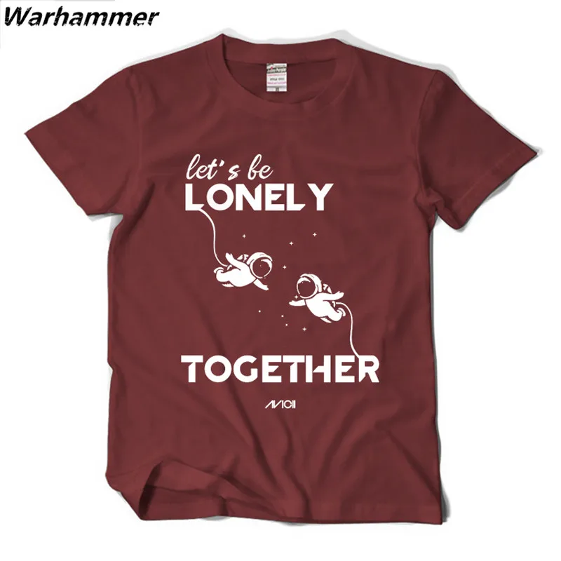 Warhammer avicii DJ Fans футболка Homme летняя новая модная с принтом let's lonely together хлопковая