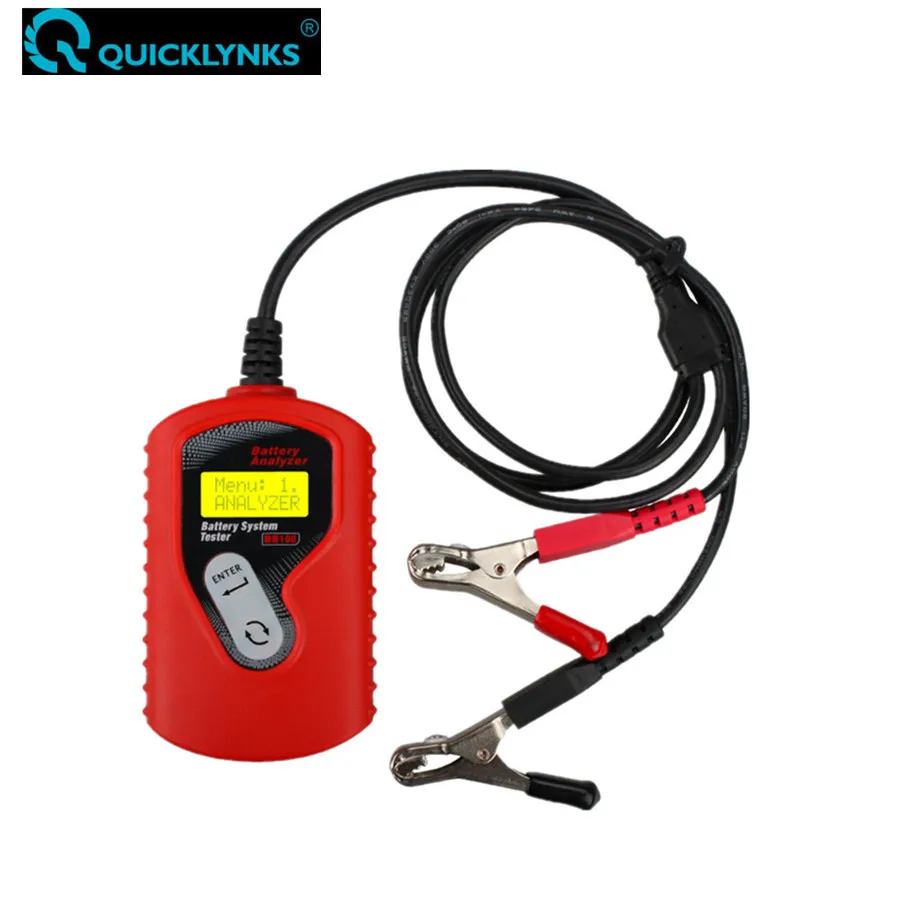 

QUICKLYNKS BA100 Vehicle Battery Analyzer Vehicle Battery Tester BA100 Battery System Tester