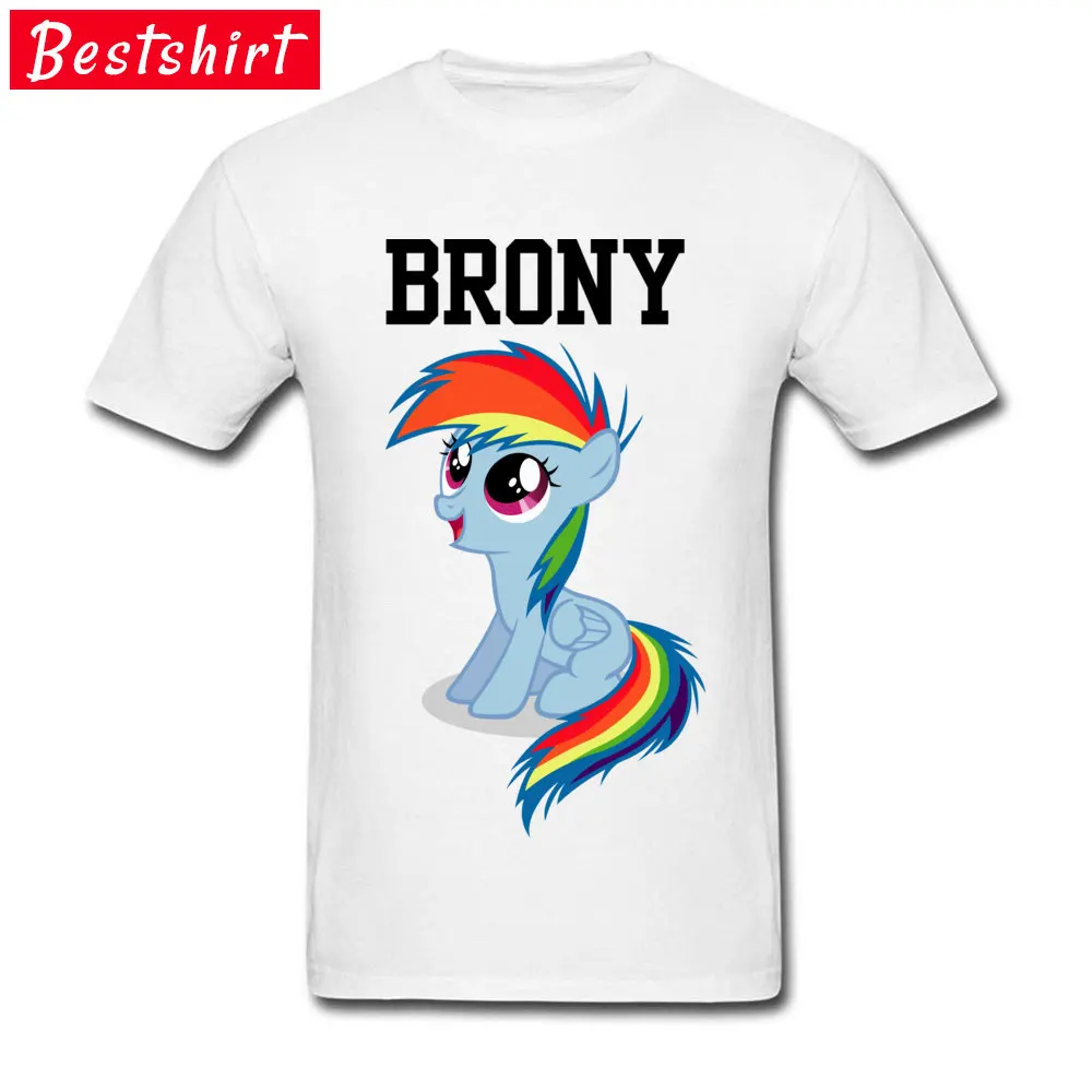 Pony Pure Cotton Tees for Adult Street T Shirt Printed High Quality O-Neck Sweatshirts Short Sleeve Free Shipping Pony white