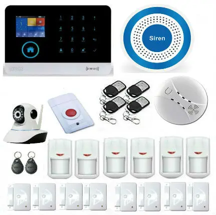 Yobang Security-HD IP Camera Surveillance APP Wireless GSM RFID Arm/Disarm Alarm Systems Home WIFI GSM Home Intrusion Alarmas