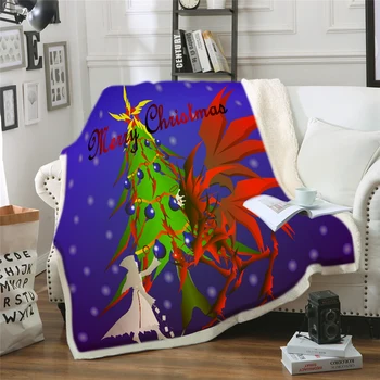 

Super soft thick flannel blanket Multifunctional 3D Beauty Fashionable 150x200cm Fleece Throw Blanket Christmas gift Unicorn