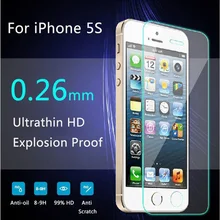 protective glass on the iPhone 5s 6 7 9H 2 5D Ultra Thin Explosion proof Tempered
