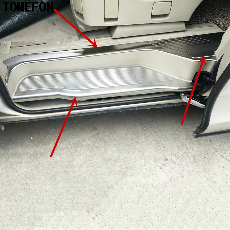 Автомобильные аксессуары TOMEFON для Toyota Estima Previa Tarago 2016 накладка из нержавеющей