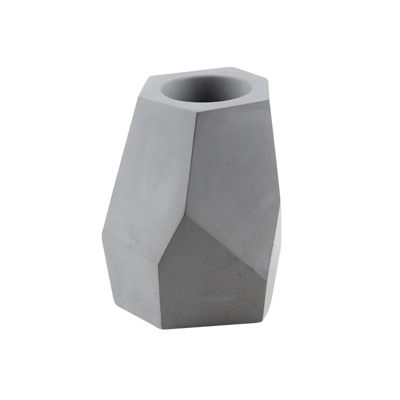 

Nicole Silicone Mold for Concrete Flowerpot Geometry Handmade Cement Vase Mould Nordic Original Ornaments