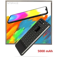 Ntspace 5000 мА/ч, ультра тонкий Портативный Мощность Bank пакет Батарея Зарядное устройство Крышка для Vivo Y75 Мощность чехол внешнего резервного Батарея чехол
