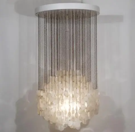 50/60cm natural shell lamp fashion decorative light Sea style pendant light