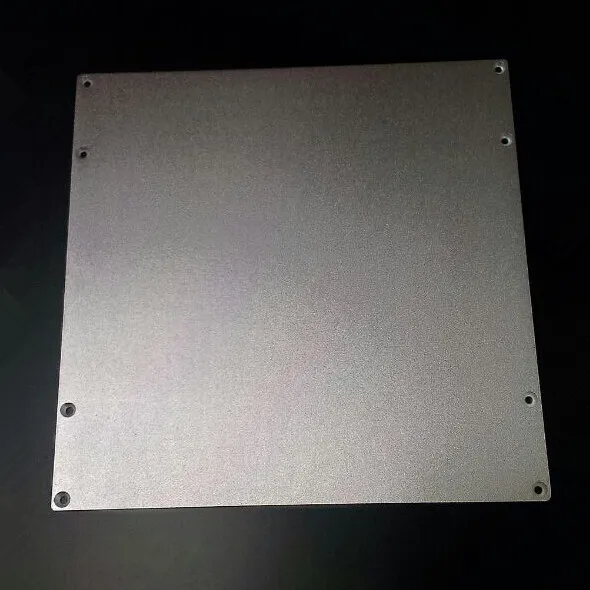 

3 D printer parts DIY Reprap Aluminium Build Platform Heated Bed Plate for Prusa 3D Printers 220*210*3 mm