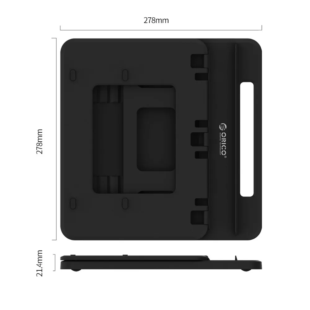 ORICO Универсальный держатель для планшета, ноутбука, подставка, 3 порта, USB3.0, док-станция с держателем, PD Зарядка для iPad, iPhone, планшета, ноутбука