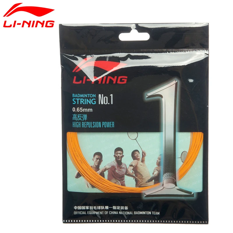 Li Ning NO.1 Badminton Strings High Repulasion Power LiNing Sports